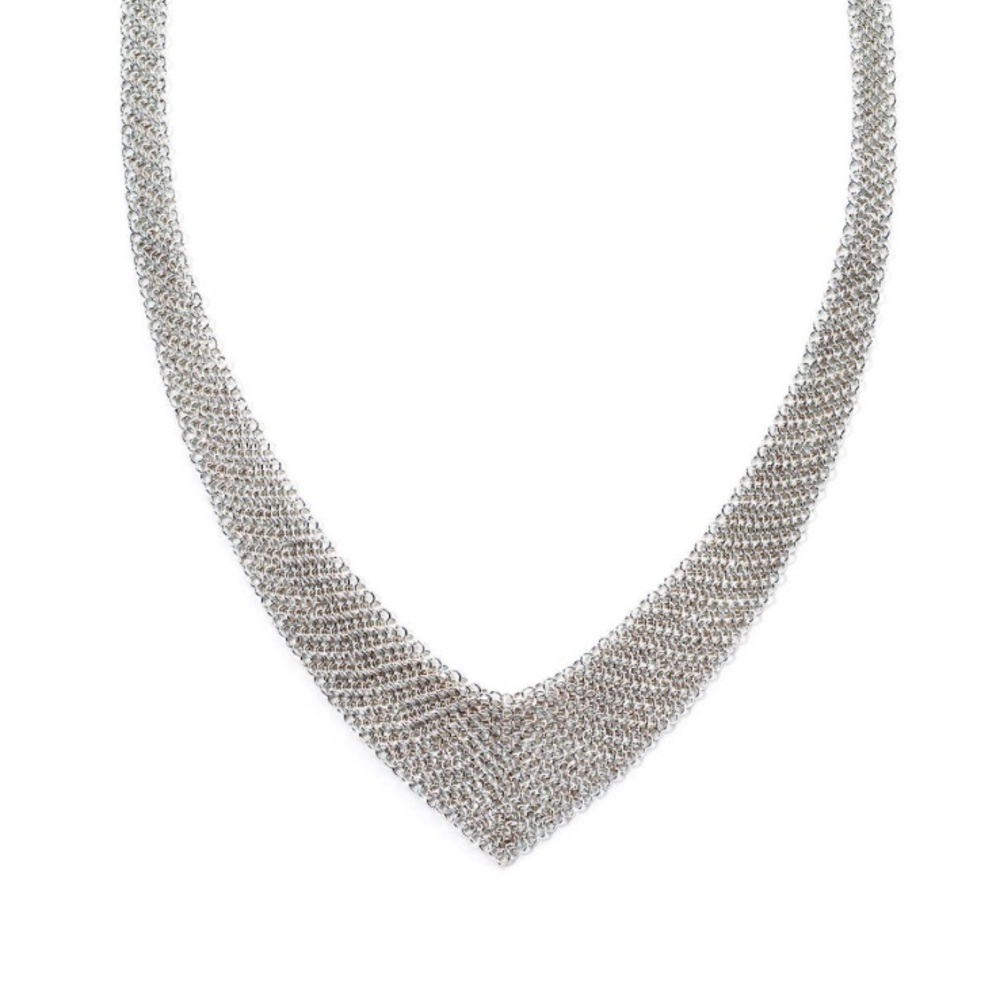 Tiffany Elsa Peretti Mesh Bib Necklace - Picture 3 of 3